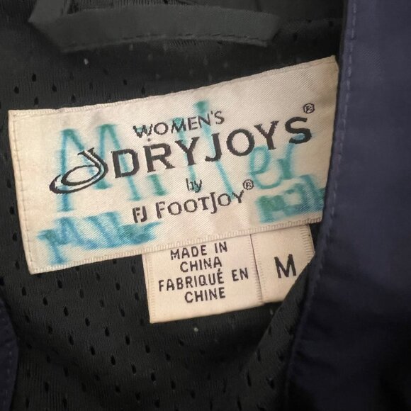 FootJoy DryJoys Breathable Golf Windbreaker Jacket Medium - N855‎ - Picture 6 of 9